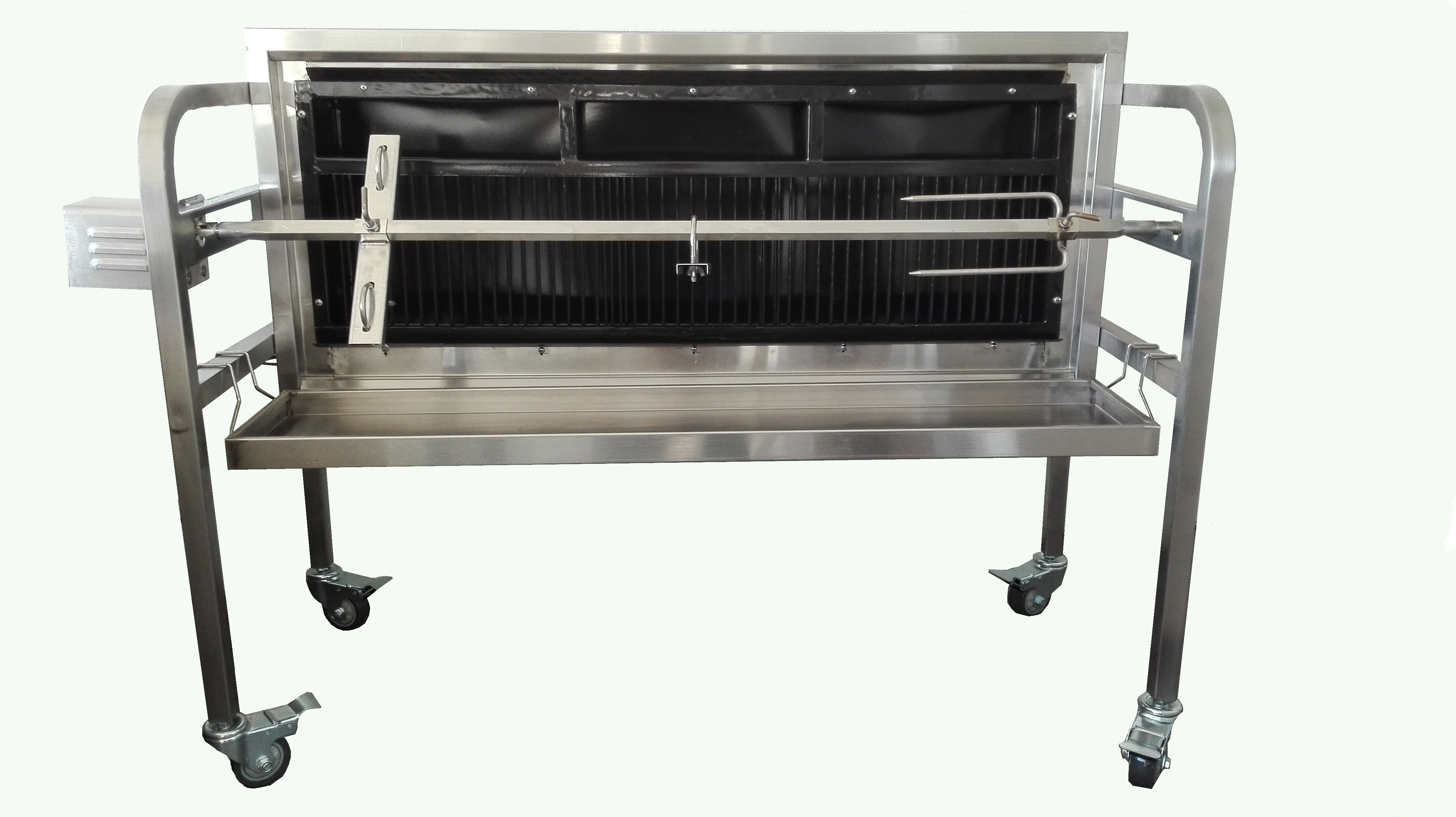 HPC CHARCOAL BBQ GRILL HOG ROAST LAMB SPIT ROAST ROTISSERIE VERTICAL